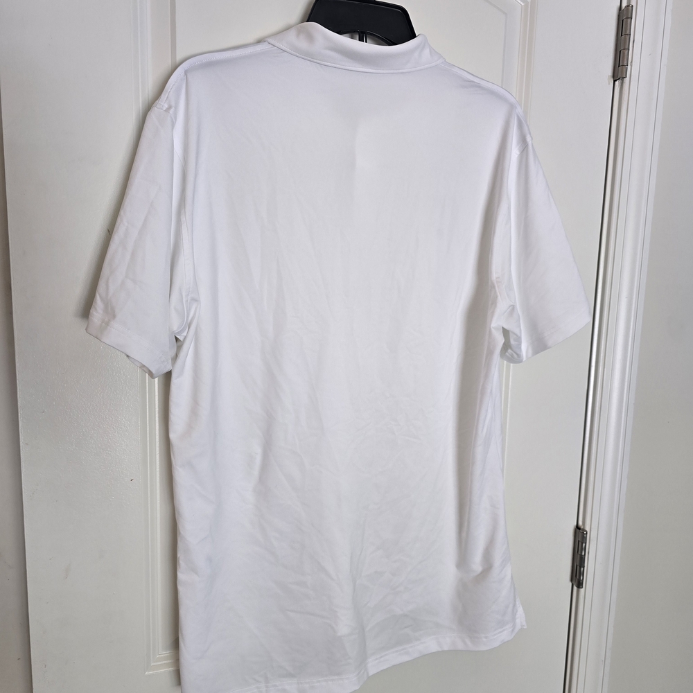 Peter Millar Summer Comfort Solid Performance Polo White Crown Sport - Picture 5 of 10